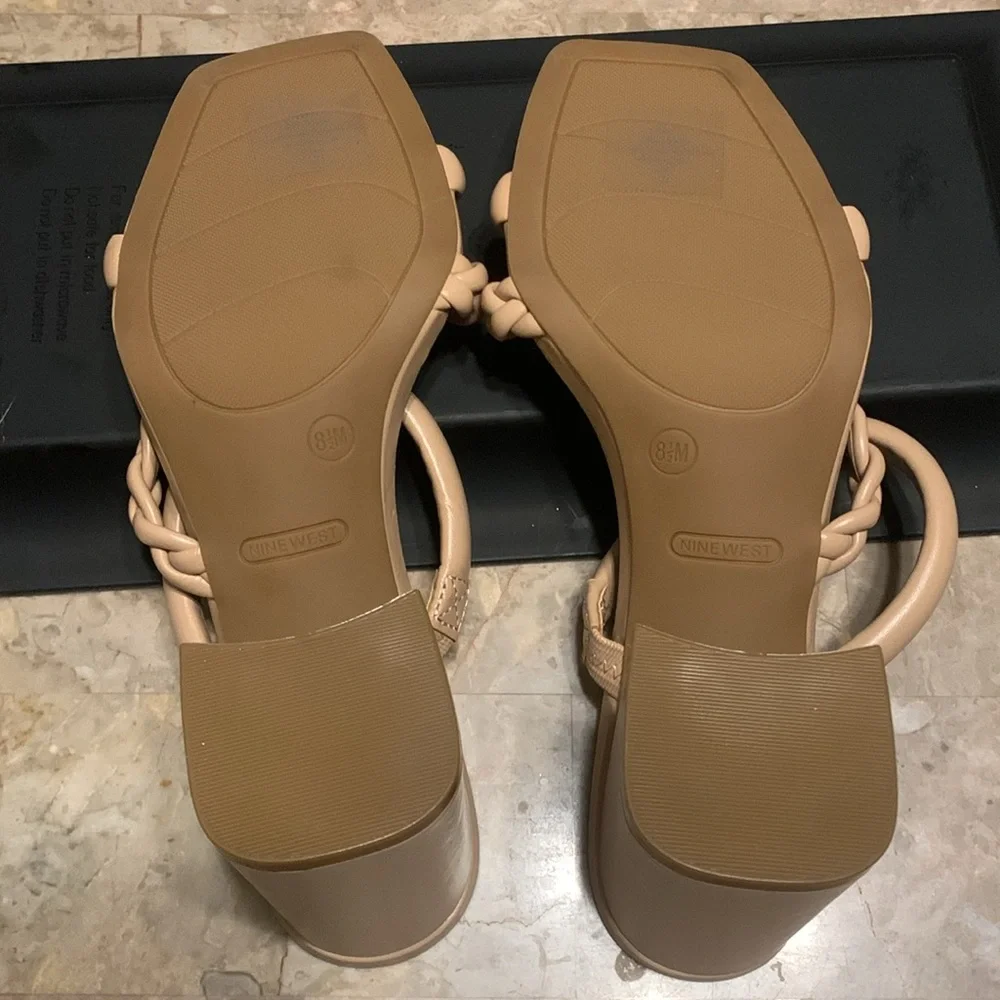 Nine West Women's Tan Sandals, Size 8.5. New W/O Box